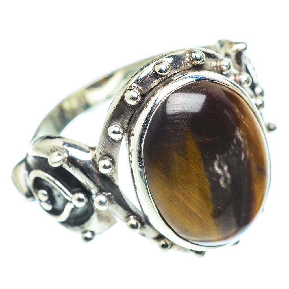 Tiger Eye Rings handcrafted by Anasilvercos - RING55292