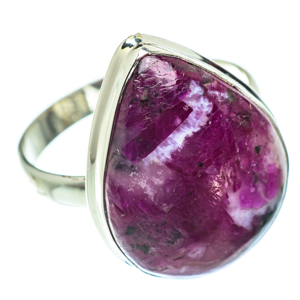 Ruby Fuchsite Rings handcrafted by Anasilvercos - RING55293