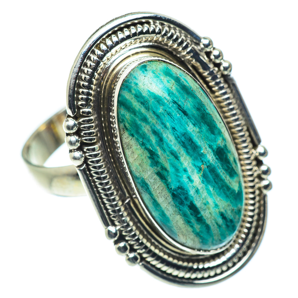 Amazonite Rings handcrafted by Anasilvercos - RING55310