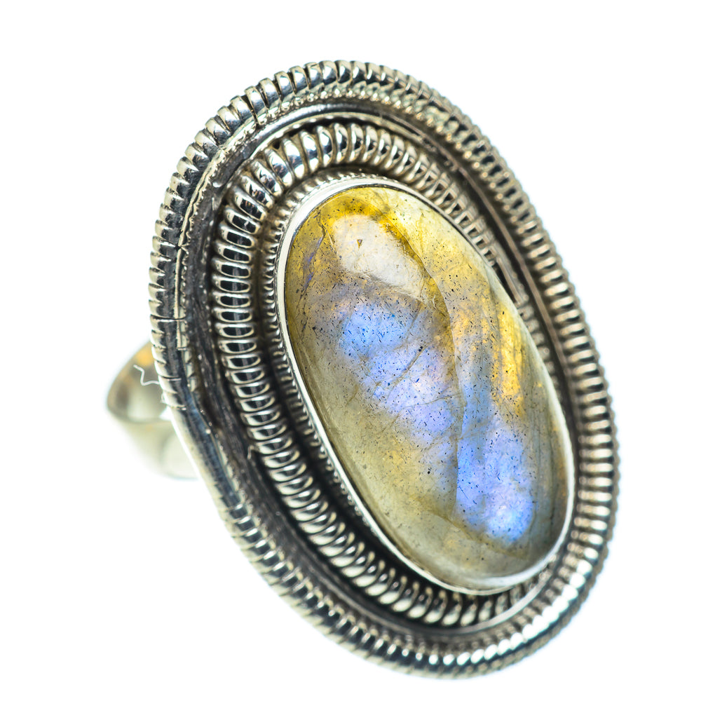 Labradorite Rings handcrafted by Anasilvercos - RING55325