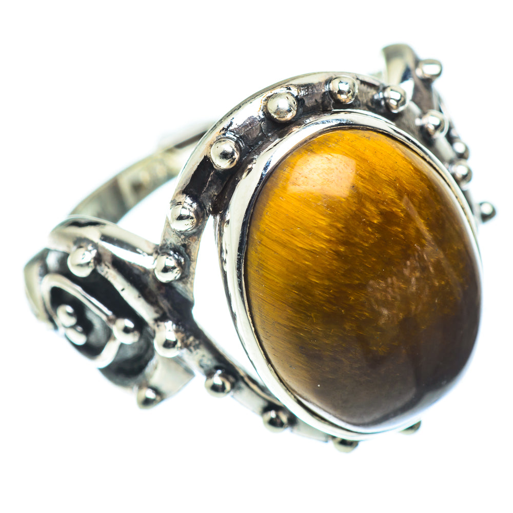 Tiger Eye Rings handcrafted by Anasilvercos - RING55330