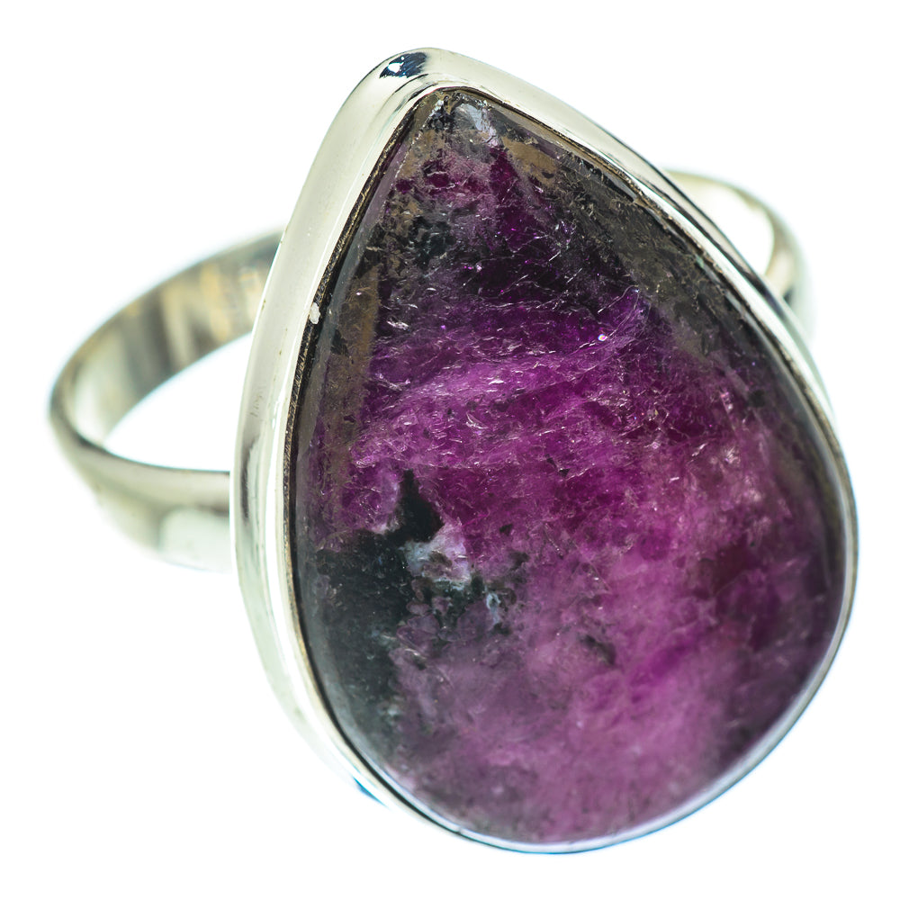 Ruby Fuchsite Rings handcrafted by Anasilvercos - RING55332