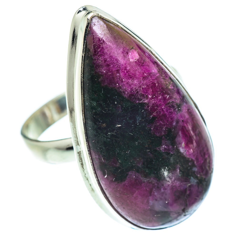 Ruby Fuchsite Rings handcrafted by Anasilvercos - RING55366