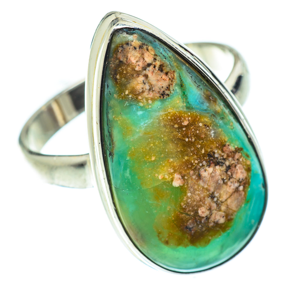 Peruvian Opal Rings handcrafted by Anasilvercos - RING55403