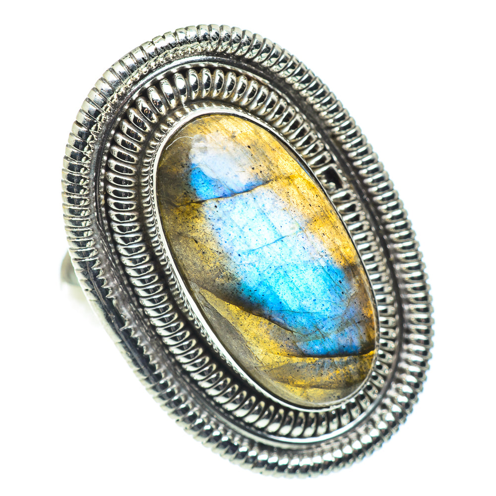 Labradorite Rings handcrafted by Anasilvercos - RING55411