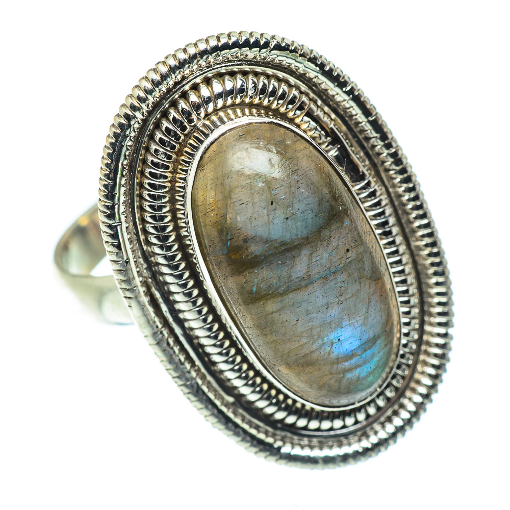 Labradorite Rings handcrafted by Anasilvercos - RING55425
