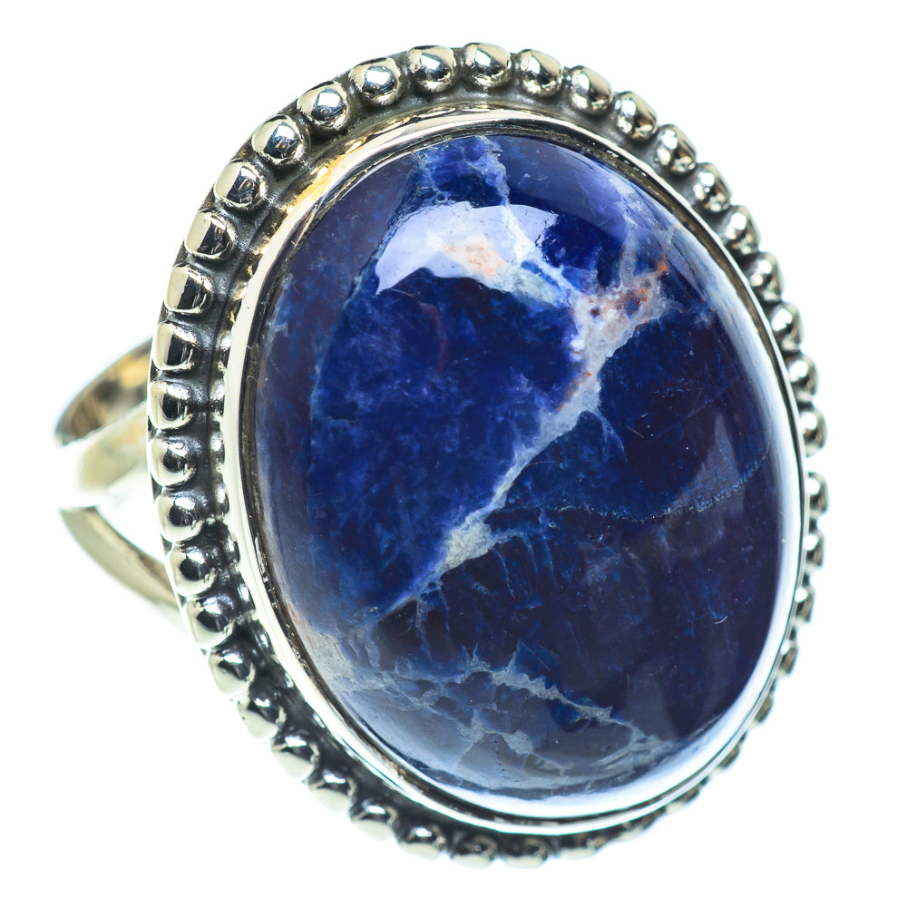 Sodalite Rings handcrafted by Anasilvercos - RING55434