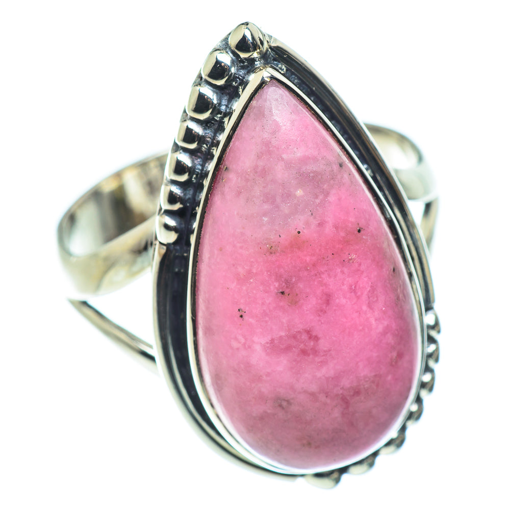 Rhodonite Rings handcrafted by Anasilvercos - RING55445