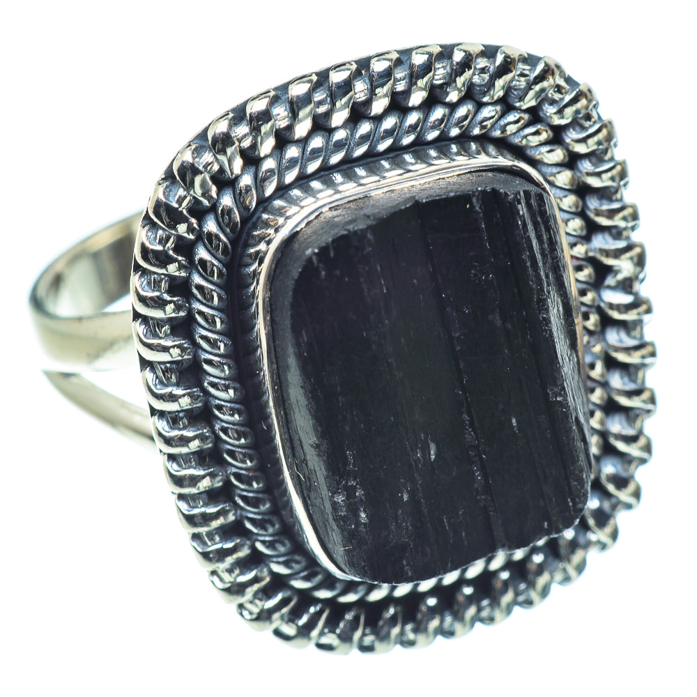 Black Tourmaline Rings handcrafted by Anasilvercos - RING55450