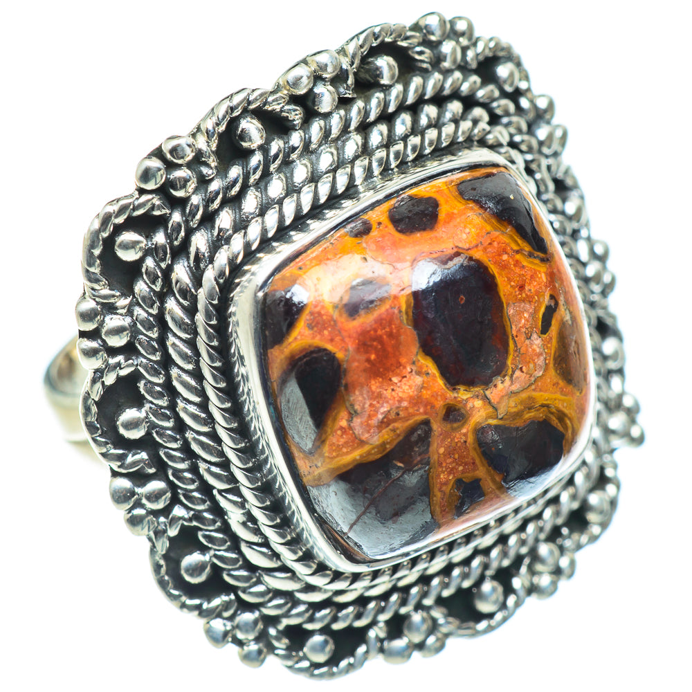 Chert Breccia Rings handcrafted by Anasilvercos - RING55467 - Photo 2