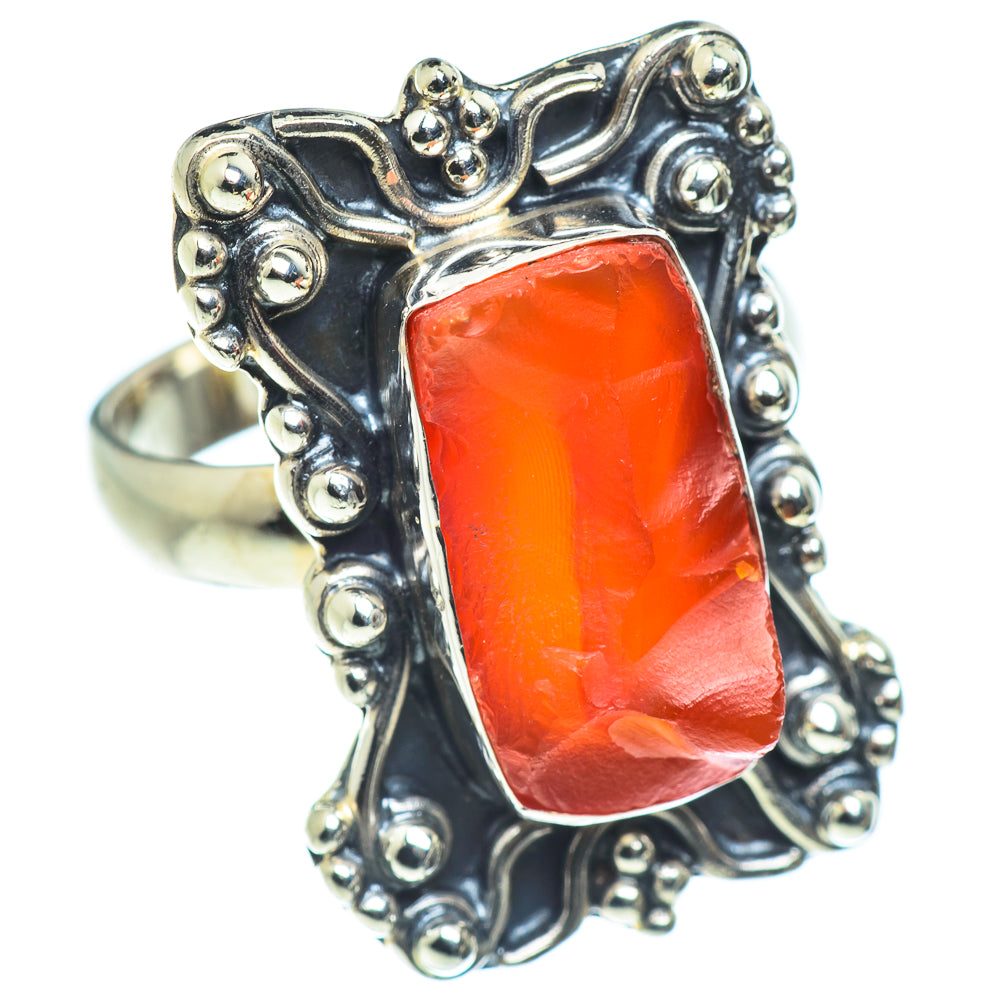 Carnelian Rings handcrafted by Anasilvercos - RING55469