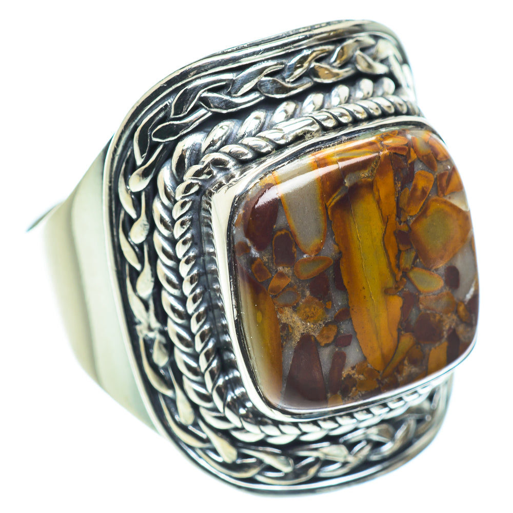 Chert Breccia Rings handcrafted by Anasilvercos - RING55492
