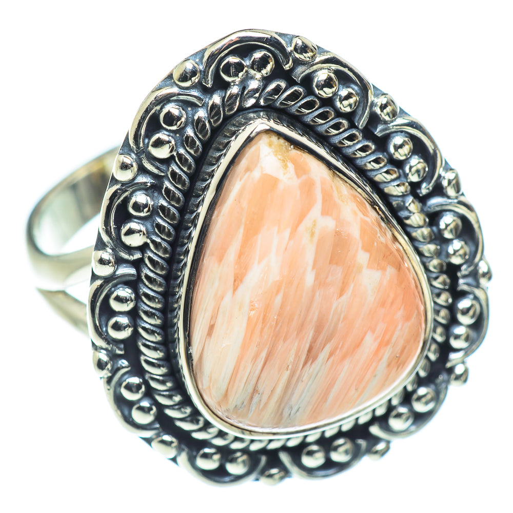 Scolecite Rings handcrafted by Anasilvercos - RING55494