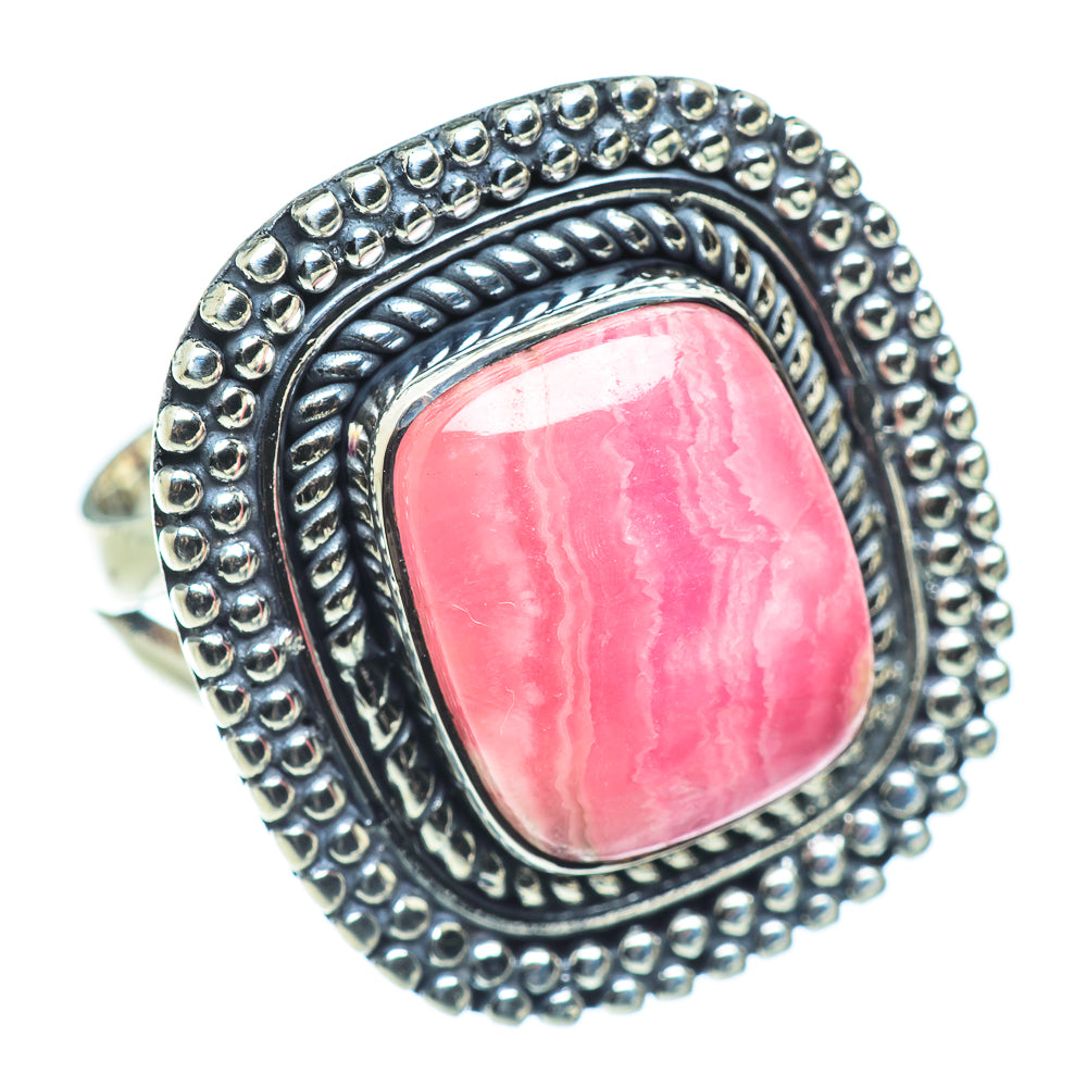 Rhodochrosite Rings handcrafted by Anasilvercos - RING55496