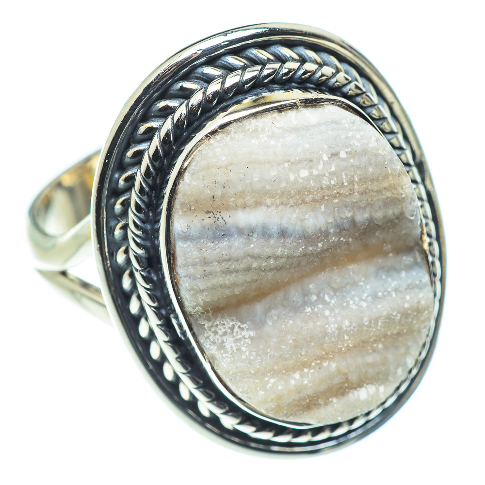Desert Druzy Rings handcrafted by Anasilvercos - RING55508