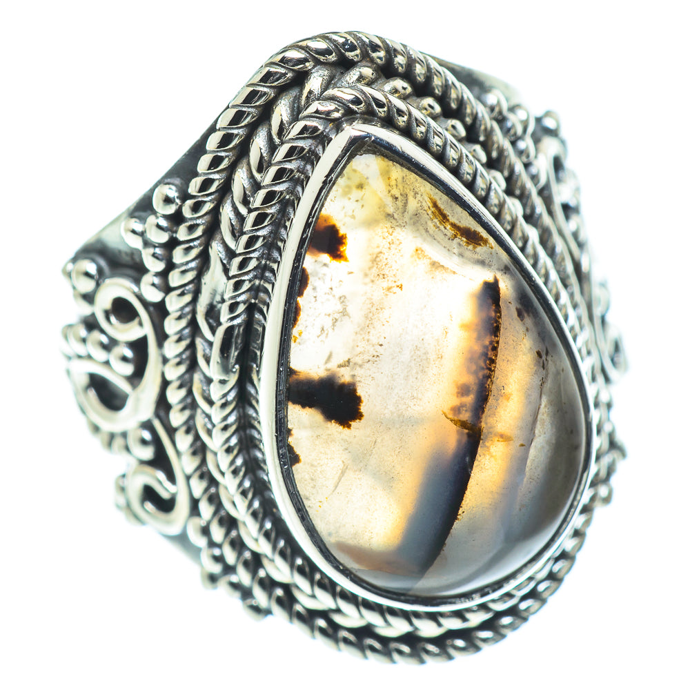 Montana Agate Rings handcrafted by Anasilvercos - RING55516