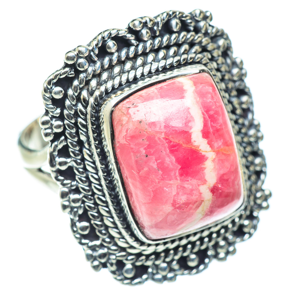 Rhodochrosite Rings handcrafted by Anasilvercos - RING55518