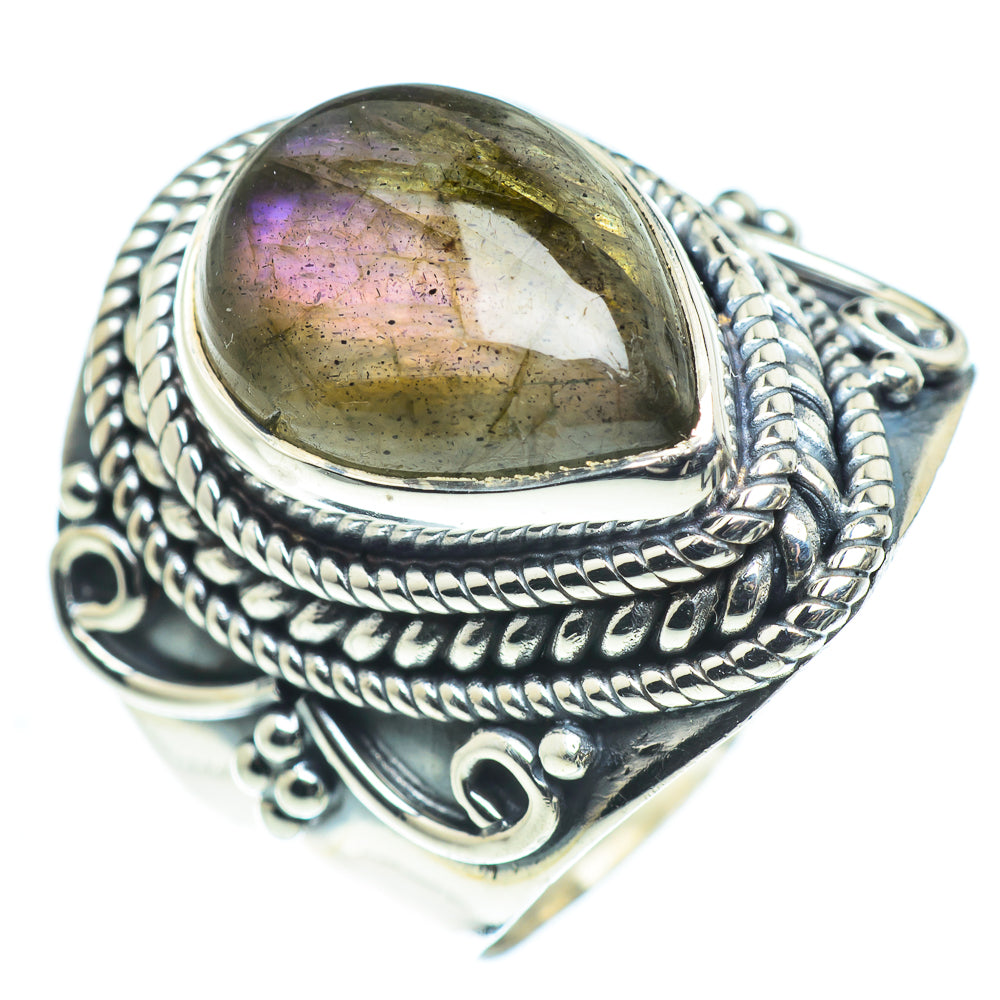 Labradorite Rings handcrafted by Anasilvercos - RING55541