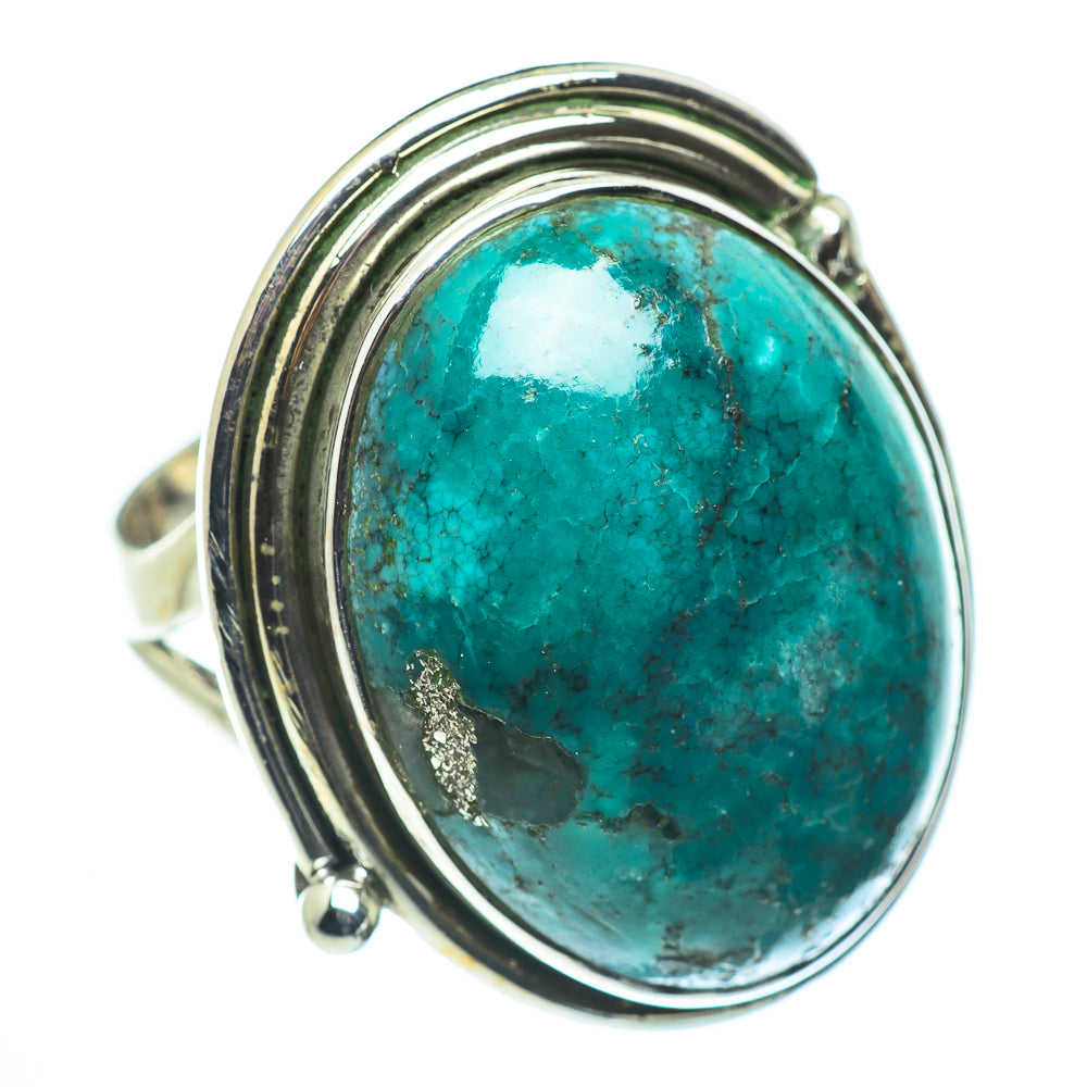 Tibetan Turquoise Rings handcrafted by Anasilvercos - RING55584