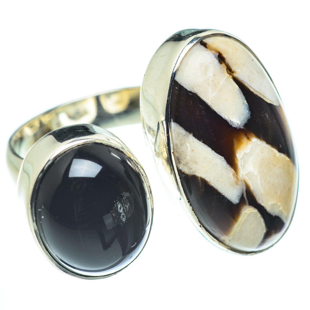 Peanut Wood Jasper Rings handcrafted by Anasilvercos - RING55590
