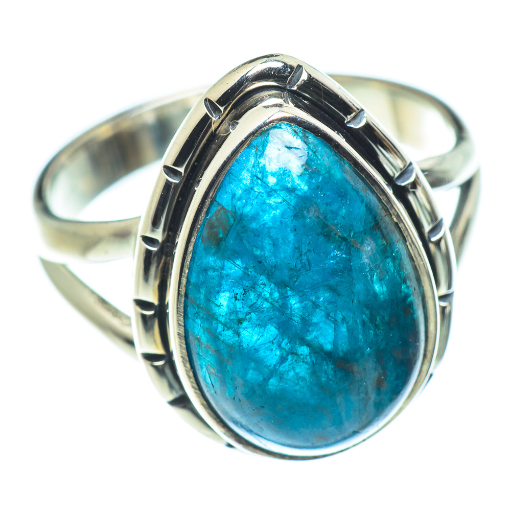 Chrysocolla In Quartz Rings handcrafted by Anasilvercos - RING55599
