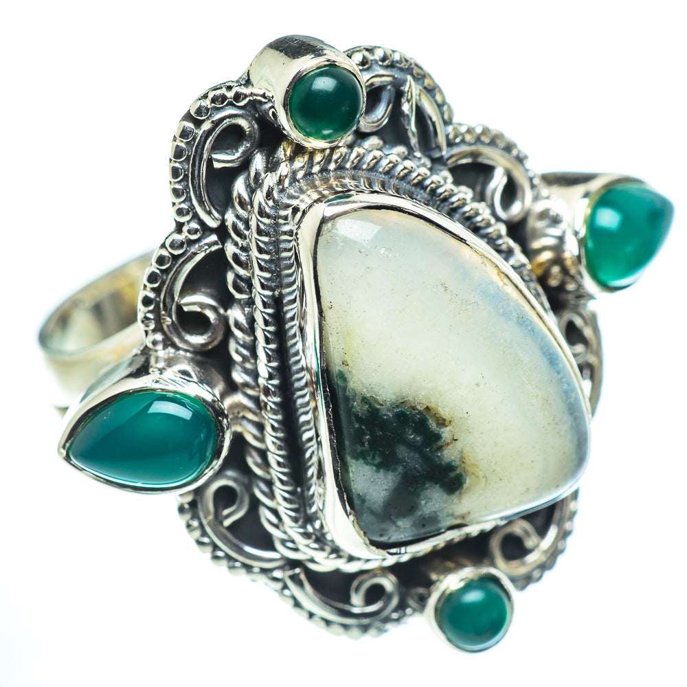 Ocean Jasper Rings handcrafted by Anasilvercos - RING55601