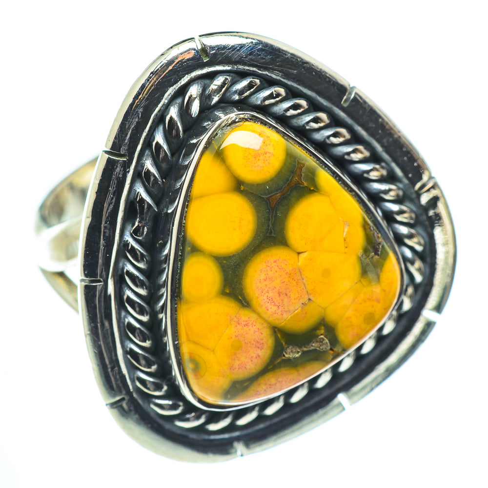 Ocean Jasper Rings handcrafted by Anasilvercos - RING55620