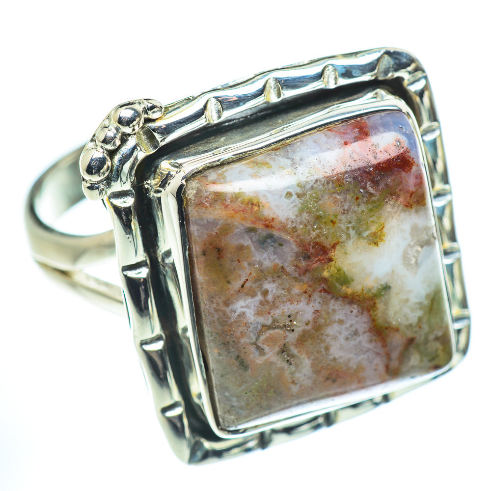Ocean Jasper Rings handcrafted by Anasilvercos - RING55621
