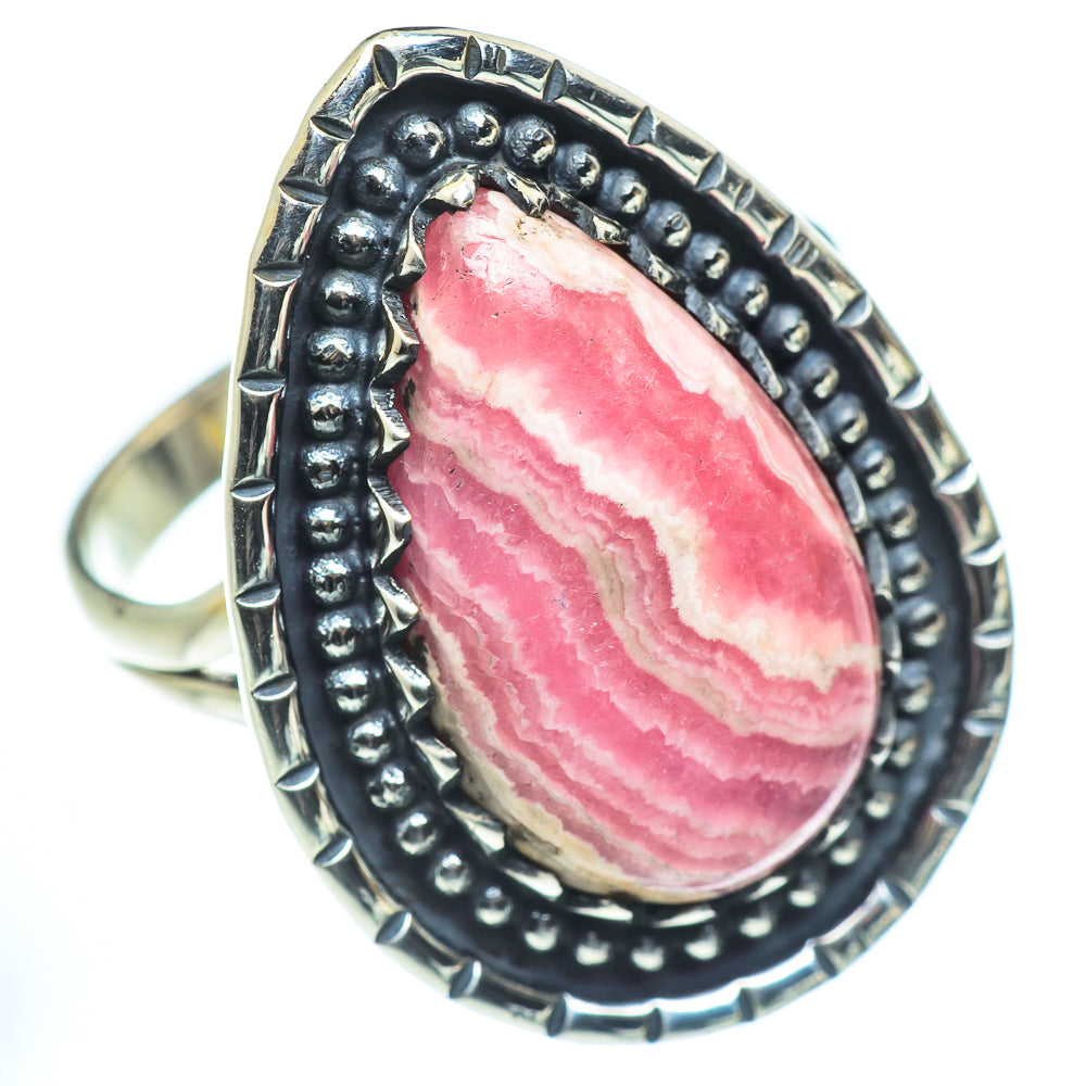 Rhodochrosite Rings handcrafted by Anasilvercos - RING55648