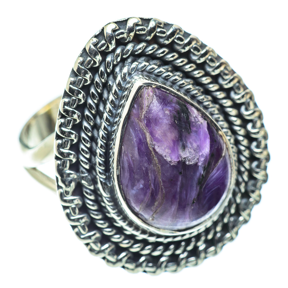 Charoite Rings handcrafted by Anasilvercos - RING55651