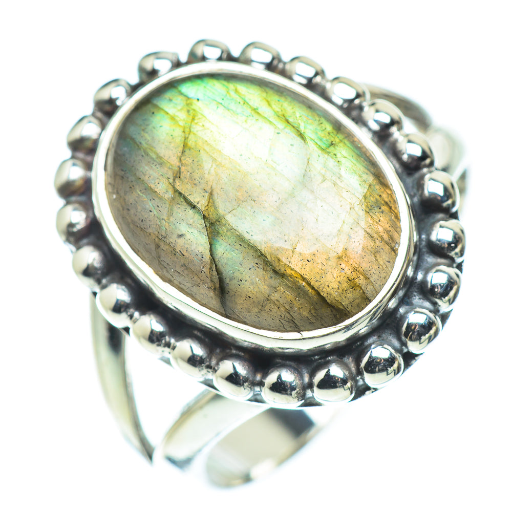 Labradorite Rings handcrafted by Anasilvercos - RING55662