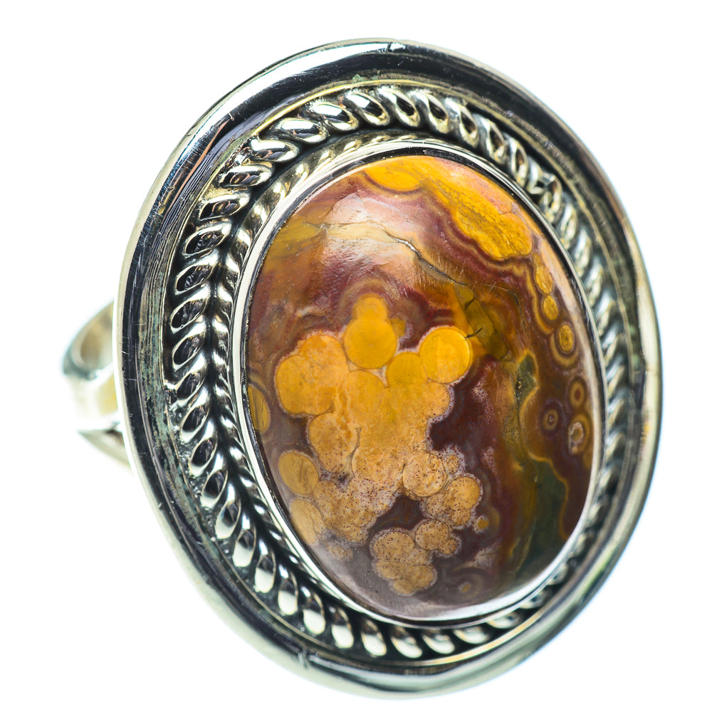 Ocean Jasper Rings handcrafted by Anasilvercos - RING55669