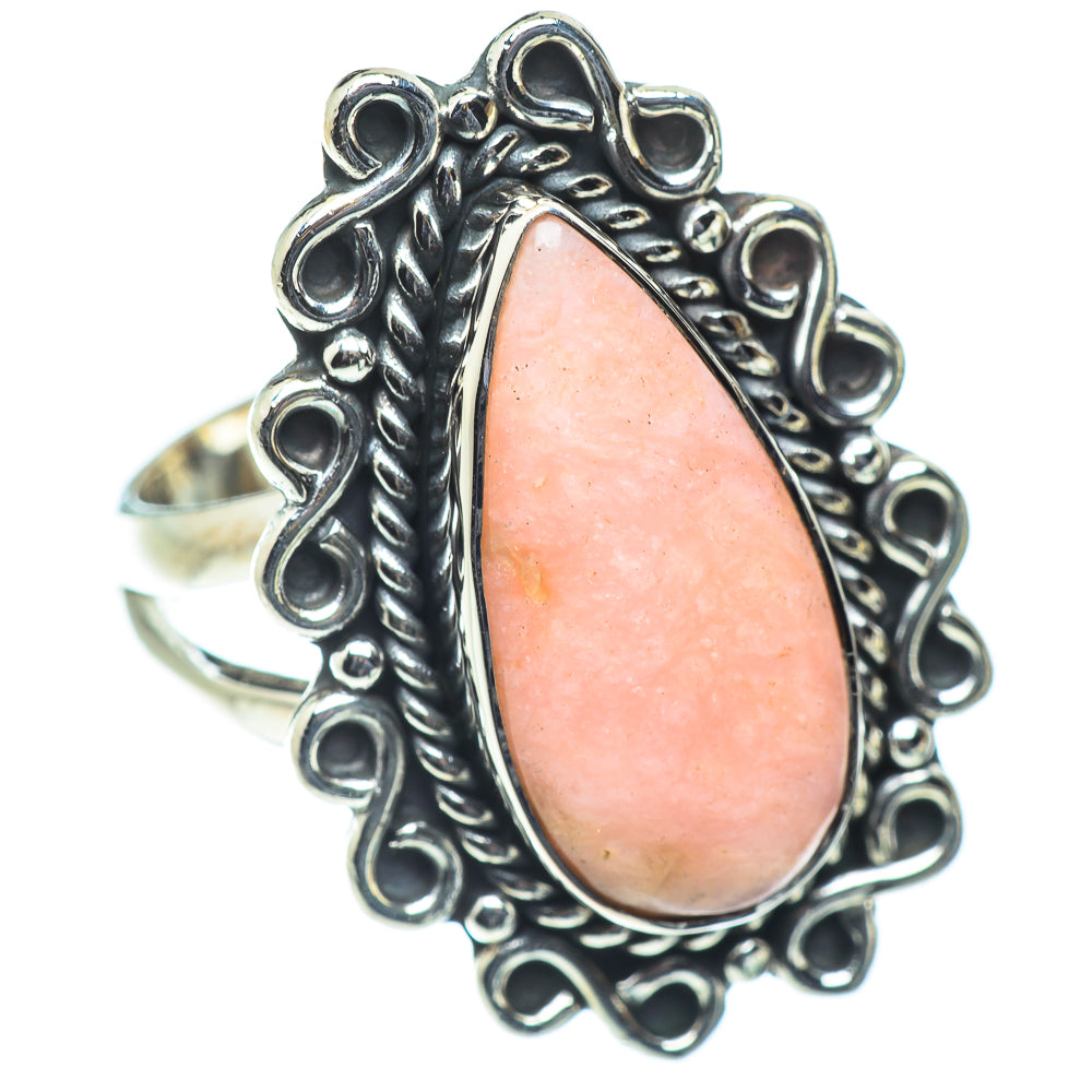 Pink Opal Rings handcrafted by Anasilvercos - RING55671