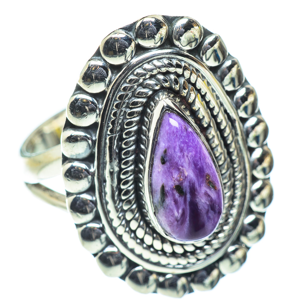 Charoite Rings handcrafted by Anasilvercos - RING55672