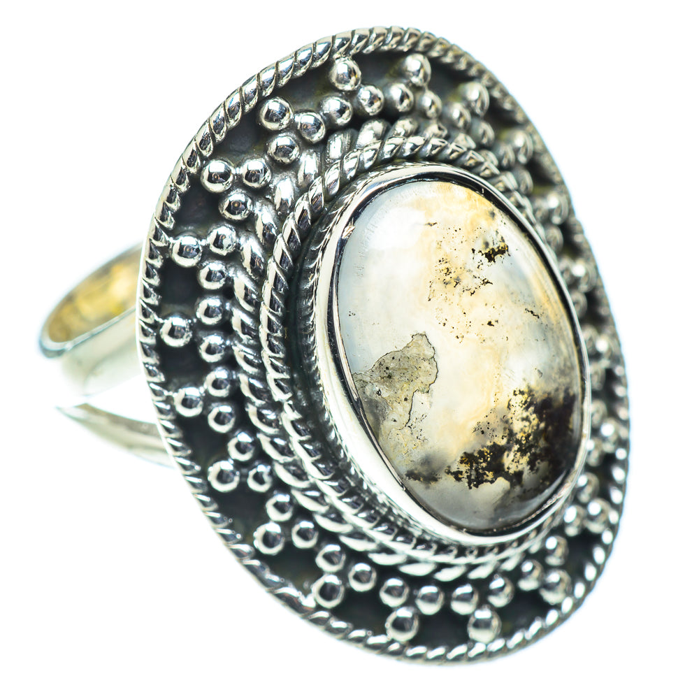 Dendritic Opal Rings handcrafted by Anasilvercos - RING55674