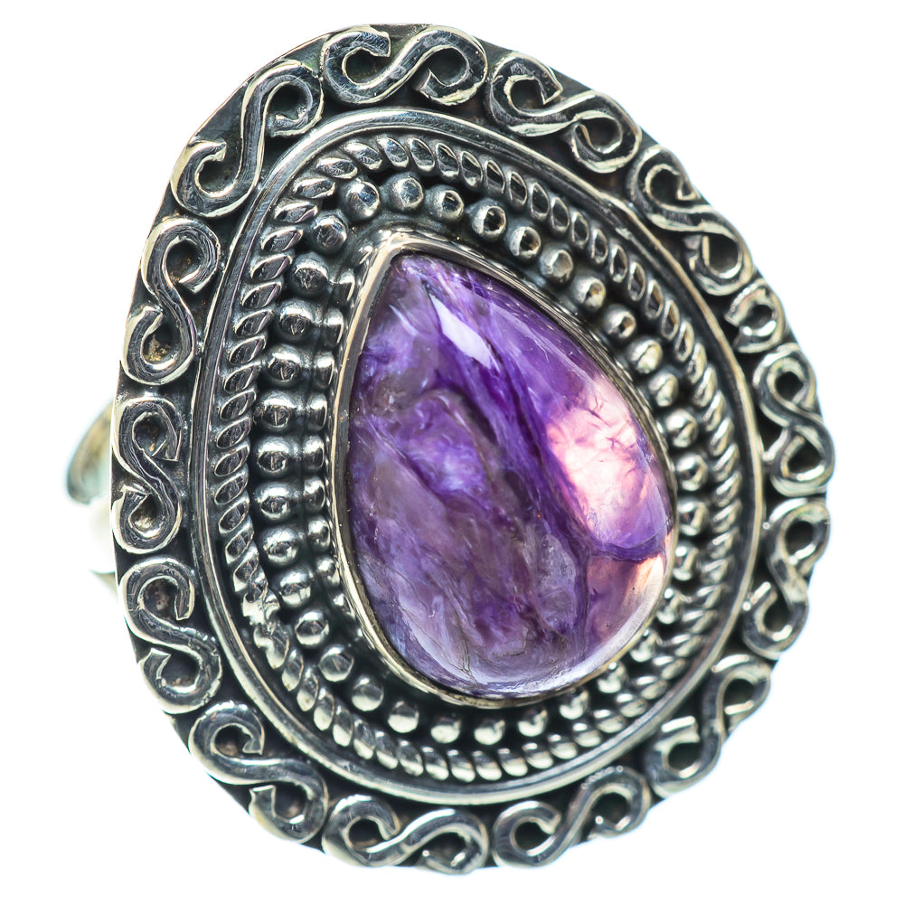 Charoite Rings handcrafted by Anasilvercos - RING55690