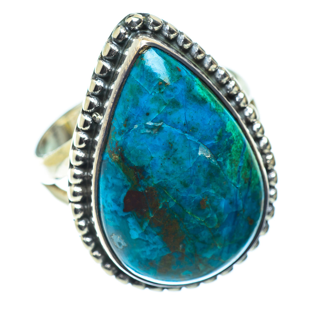 Chrysocolla Rings handcrafted by Anasilvercos - RING55694