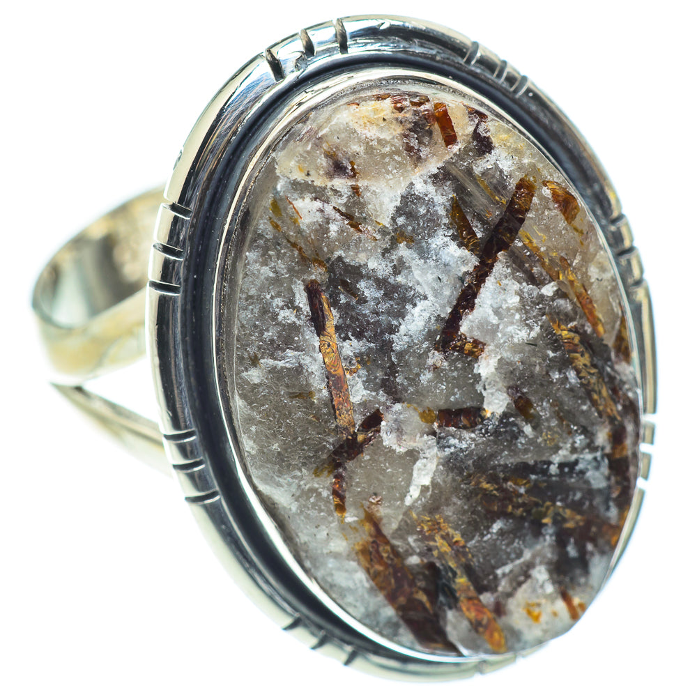 Astrophyllite Rings handcrafted by Anasilvercos - RING55706