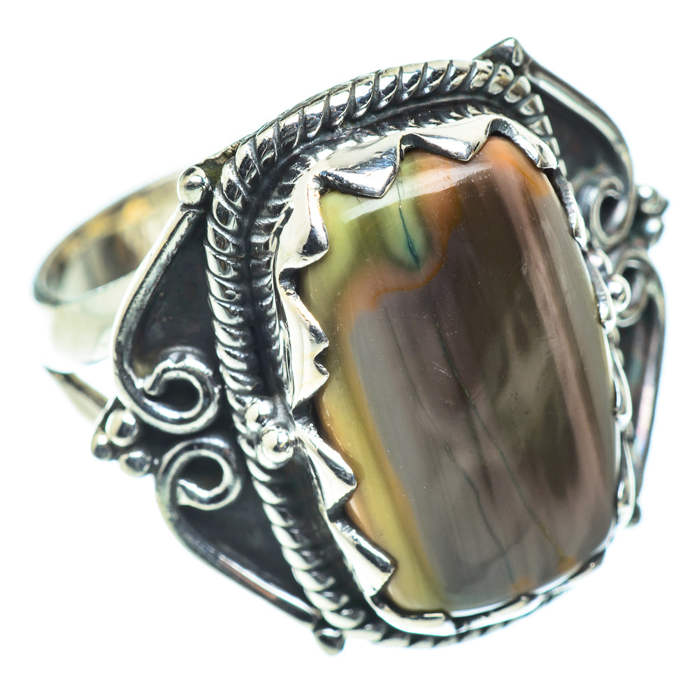 Willow Creek Jasper Rings handcrafted by Anasilvercos - RING55707