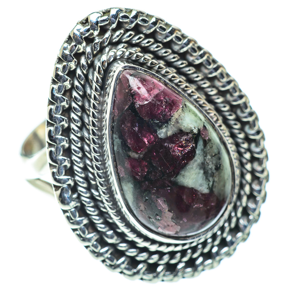 Russian Eudialyte Rings handcrafted by Anasilvercos - RING55713