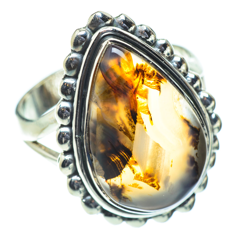 Montana Agate Rings handcrafted by Anasilvercos - RING55732