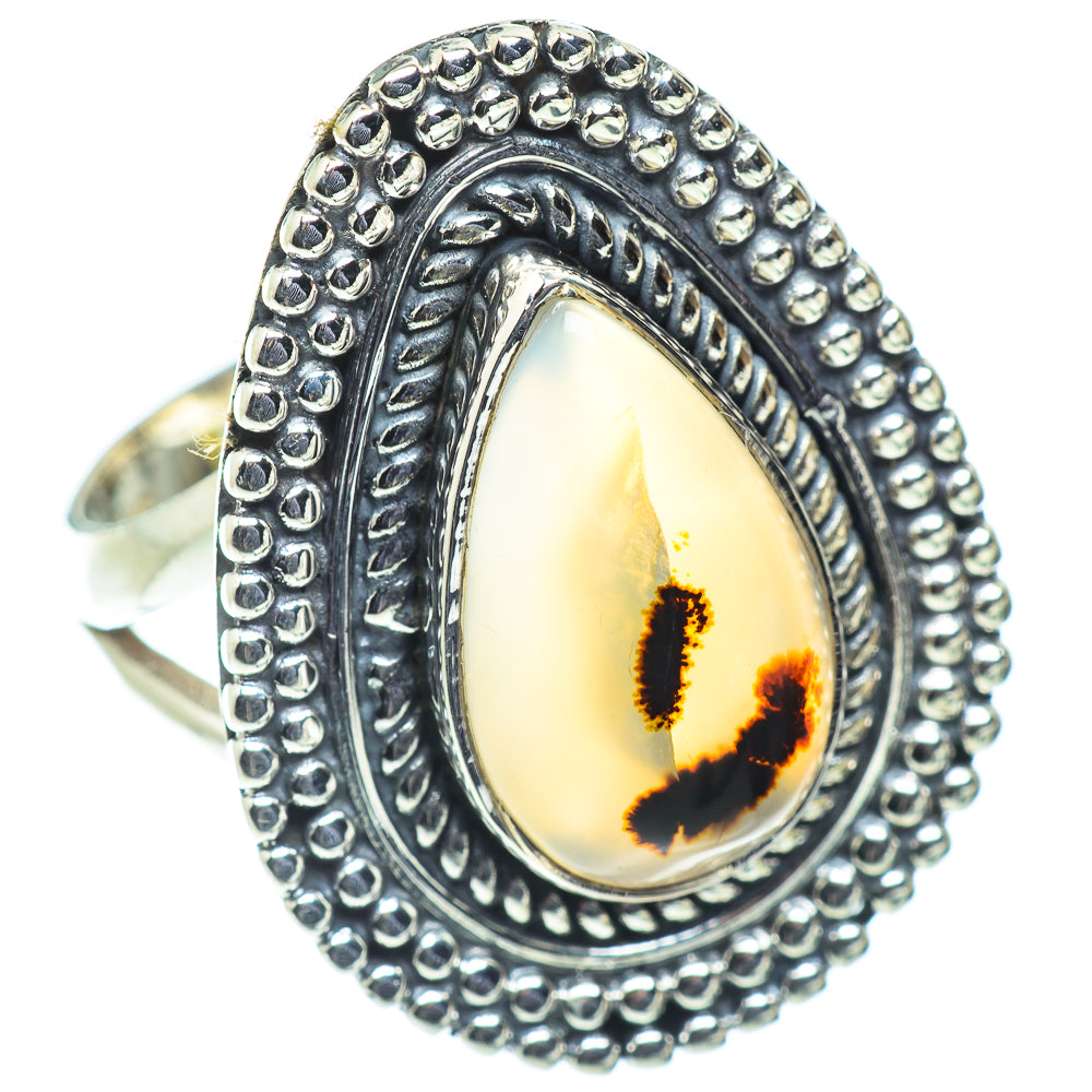 Montana Agate Rings handcrafted by Anasilvercos - RING55742