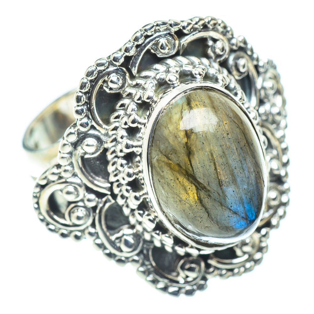 Labradorite Rings handcrafted by Anasilvercos - RING55757