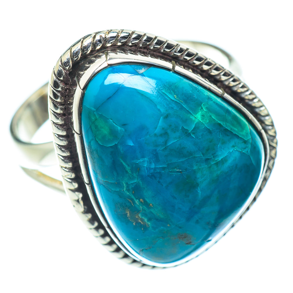 Chrysocolla Rings handcrafted by Anasilvercos - RING55759