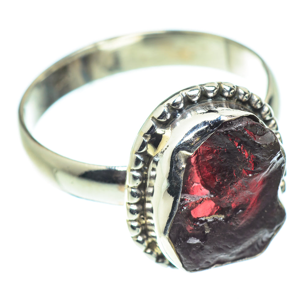 Garnet Rings handcrafted by Anasilvercos - RING55774