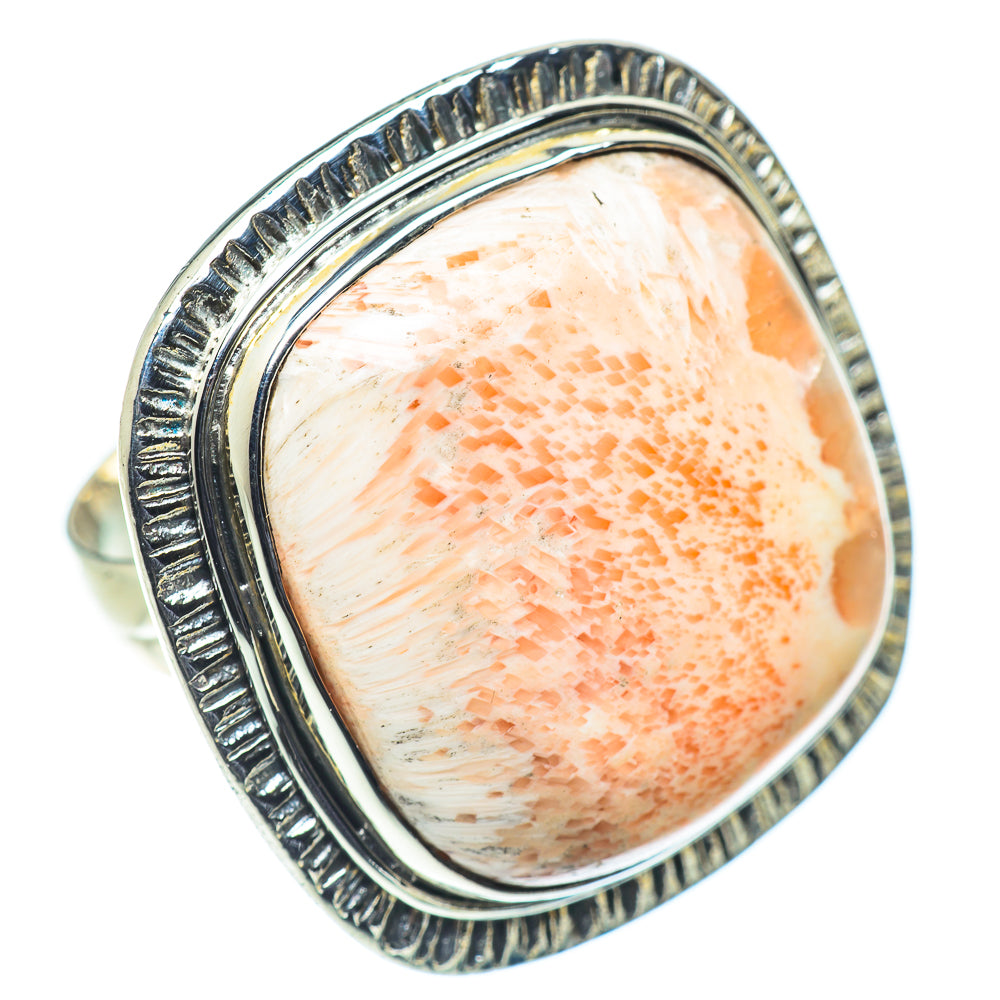 Scolecite Rings handcrafted by Anasilvercos - RING55796