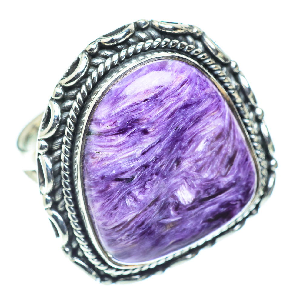 Charoite Rings handcrafted by Anasilvercos - RING55801