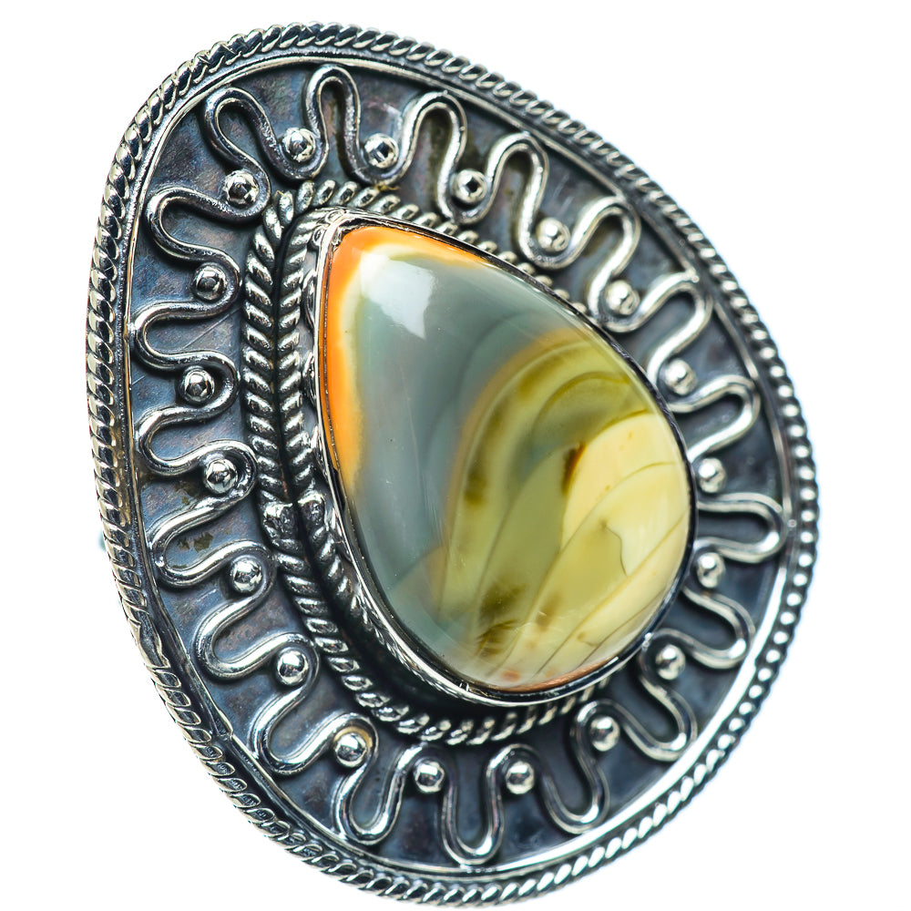 Willow Creek Jasper Rings handcrafted by Anasilvercos - RING55808