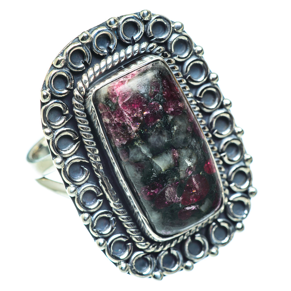 Russian Eudialyte Rings handcrafted by Anasilvercos - RING55830