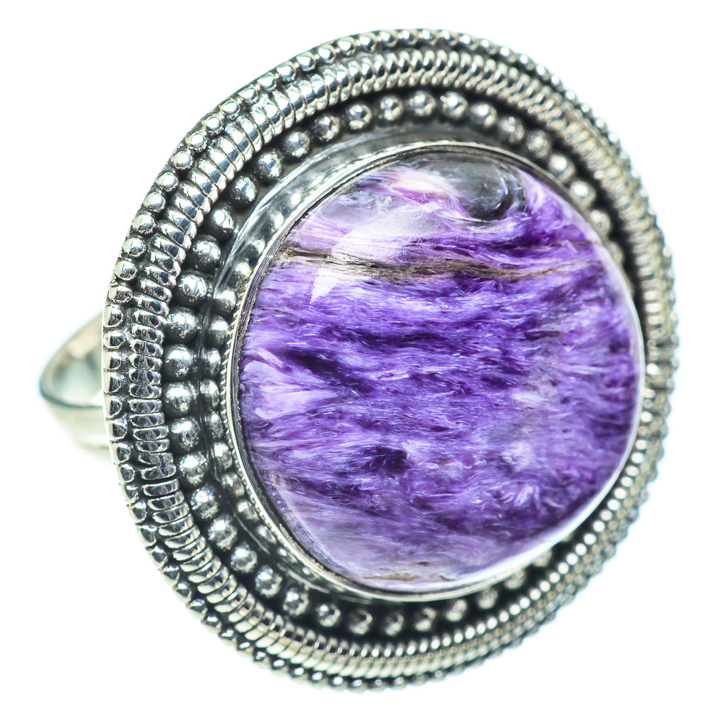 Charoite Rings handcrafted by Anasilvercos - RING55832